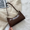 Crocodillenhuid handtas - elegante schoudertas voor dames