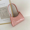 Crocodillenhuid handtas - elegante schoudertas voor dames