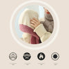Gebreide muts en sjaal set - warme dames winteraccessoires - Bakkermode.nl