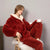 2-delige fleece loungewear set - gezellige dames pyjama set - Bakkermode.nl