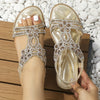 Dames elegante sandalen met florale kraaldetails - modieuze en gezellige schoenen voor warm weer