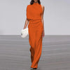 Chique one-shoulder damesoutfit - trendy jumpsuit - Bakkermode.nl