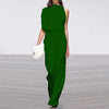 Chique one-shoulder damesoutfit - trendy jumpsuit - Bakkermode.nl