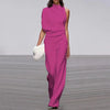 Chique one-shoulder damesoutfit - trendy jumpsuit - Bakkermode.nl