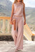 2-delige elegante damesoutfit - stijlvolle top met wijde broek