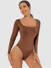 Langsleeve bodysuit - verfijnde dames leotard