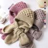 Gebreide muts en sjaal set - warme dames winteraccessoires - Bakkermode.nl