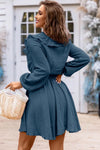 Ruffled v-hals mini-jurk - chique casual damesmode