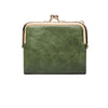 Vintage kiss lock tas - stijlvolle dames muntenportemonnee - Bakkermode.nl