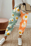 Dames casual broeken met unieke bloemprint - luchtige loungewear voor dagelijks gebruik