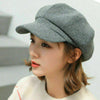 Vintage newsboy pet - stijlvolle wintermuts voor dames
