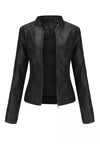 Leren jas voor dames - comfortabele getailleerde jas - Bakkermode.nl