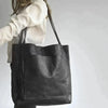 Leren tote bag - ruime dames handtas voor dagelijks gebruik - Bakkermode.nl