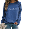Oversized sweater - dames 'shine your light' casual sweatshirt