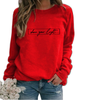 Oversized sweater - dames 'shine your light' casual sweatshirt