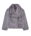 Dames winterjas van imitatiebont - elegante jas - Bakkermode.nl