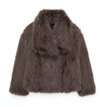 Dames winterjas van imitatiebont - elegante jas - Bakkermode.nl