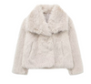 Dames winterjas van imitatiebont - elegante jas - Bakkermode.nl