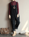 Corduroy dungarees - casual dames jumpsuit