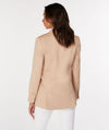 Chique beige blazer met dubbele knopen - Bakkermode.nl