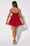 Strapless feestjurk - elegante korte jurk voor dames