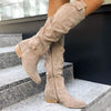 Kniehoge laarzen - stijlvolle slouch dameswinterkleding