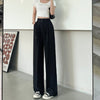 Dames wijde pijpenbroek - elegante dagelijkse look, ademende lichte stof