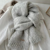 Luxe winter sjaal - zachte wolblend dameswrap - Bakkermode.nl