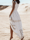 Maxi jurk - elegante dames bohemian stijl jurk met verfijnd ontwerp
