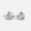 2-delig gouden bloemenoorbellen - elegante dames sieradenset