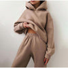 2-delige loungewear set - gezellige hooded tracksuit voor dames