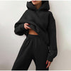 2-delige loungewear set - gezellige hooded tracksuit voor dames