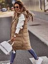 Gewatteerd lang gilet voor dames - slank en comfortabel - Bakkermode.nl