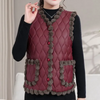 Gequiltte vest - stijlvolle gewatteerde damesgilet met pomponrand