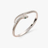 Slangenarmband - elegante zilveren dames bangle
