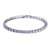 Dames crystal tennisarmband - verfijnde zilver- en goudafwerking, uitstekend voor formele gelegenheden
