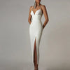 Dames bodycon midi jurk met split - chique avondmode voor speciale gelegenheden