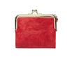 Vintage kiss lock tas - stijlvolle dames muntenportemonnee - Bakkermode.nl