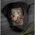 Grafisch crop t-shirt met knoopdetail