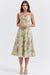 Florale midi-jurk - elegante zomerjurk voor speciale gelegenheden
