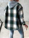 Geruite flanellen dames vest met capuchon - casual gelaagde look - Bakkermode.nl