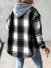 Geruite flanellen dames vest met capuchon - casual gelaagde look - Bakkermode.nl