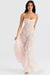 Lace maxi jurk - elegante zwarte avondkleding