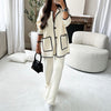 3-delige dames loungewear set - stijlvol en gezellig relaxoutfit, zachte stof voor casual gebruik