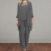 3-delige formele damesoutfit: elegante tuniek & broek - zakelijke kleding, chique ontwerp