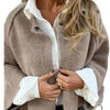 Elegante dames jas - korte wollen jas met ronde hals en knoopdetails - Bakkermode.nl