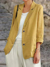 Dames linnen blazer - relaxte casual stijl voor elke dag