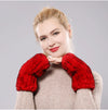 Synthetische bont fingerloze handschoenen - warm en trendy handwear voor dames