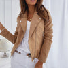 Bikerjack - stijlvolle dames faux suede jas