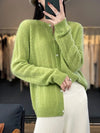 Gebreide cardigan - dames vest met ajourpatroon en knoopsluiting - Bakkermode.nl